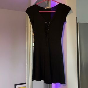Black short dress